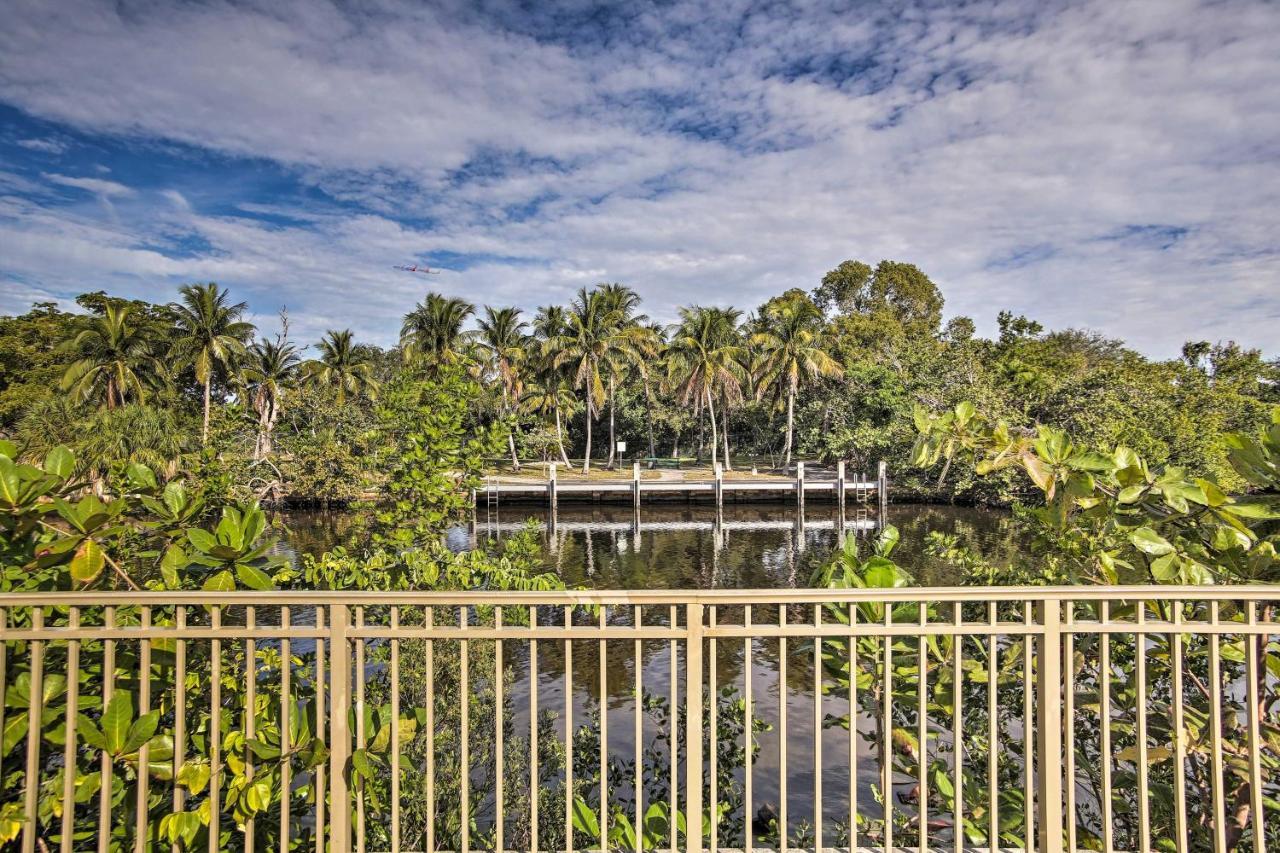 Canal Side Retreat With Dock, By Hollywood Boardwalk Fort Lauderdale Exteriör bild